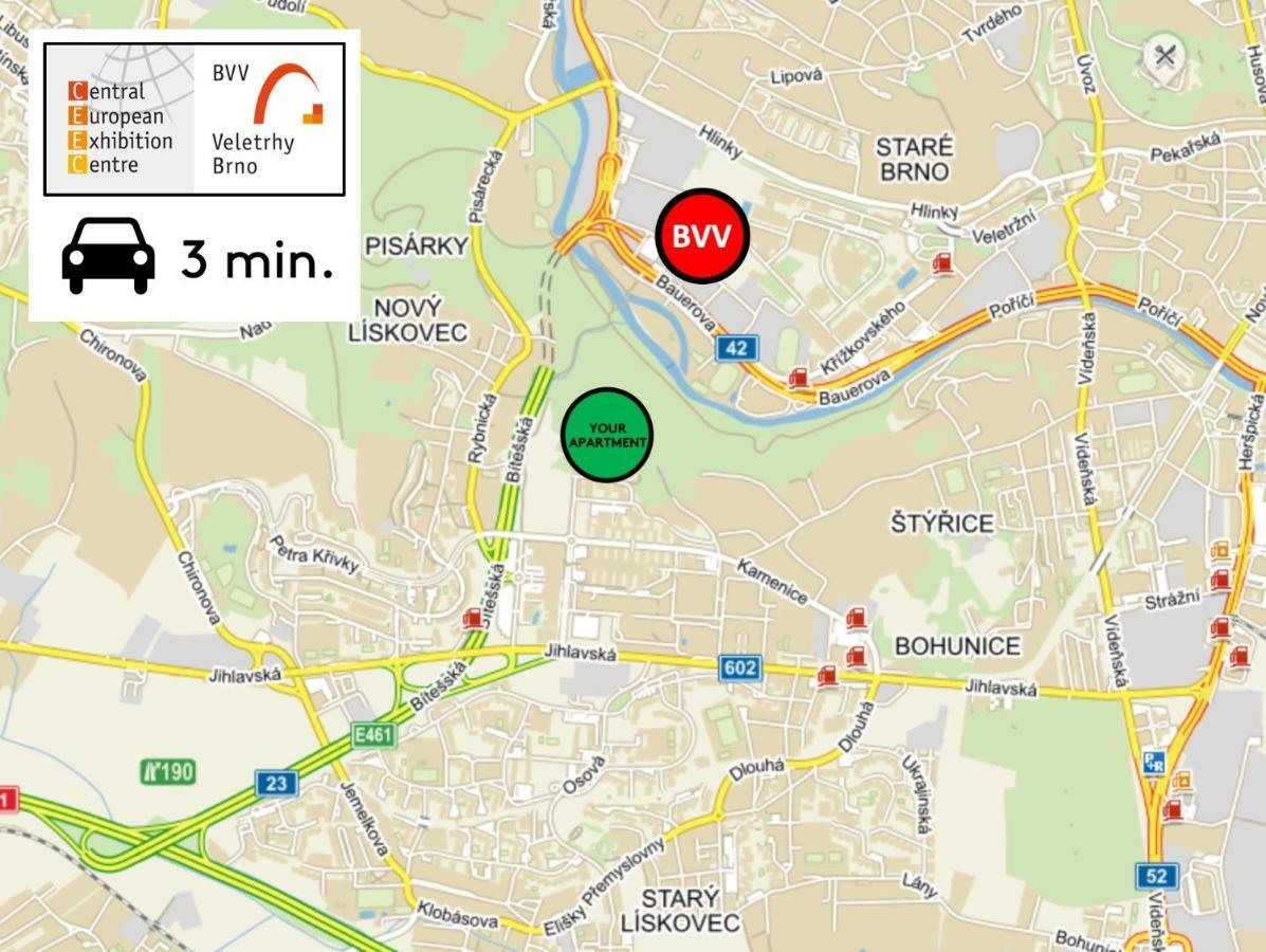 5Th Element Apartments Brno Zewnętrze zdjęcie